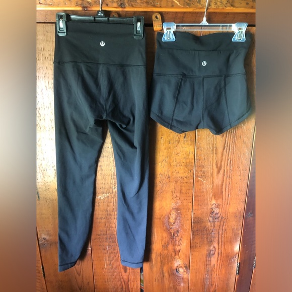 Lululemon leggings & shorts size 2 - Picture 7 of 8